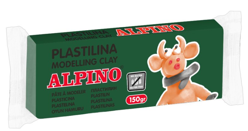 DP00007501 01 1 pastilla plastilina 150 grs. verde prado