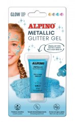 Alpino trblietavý gél na tvár a telo metalická modrá 14ml