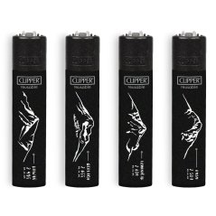 4ks CLIPPER® Slovenské štíty Čierne