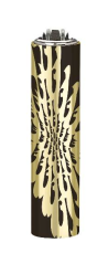 CLIPPER® zapaľovač 1 ks – Psychodellic Pattern 1 | plniteľné FCP22RH Metal Cover