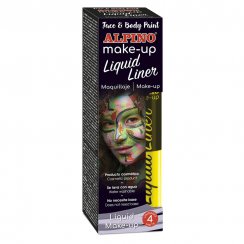 Alpino MakeUp barva na obličej Liquid Liner 4ks/6 gr, žlutá