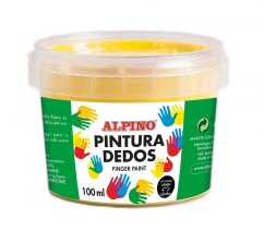 DD020104 02 Estuche 4x100 ml pintura dedos amarillo