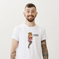 Výhodný balíček UNISEX Tričko kolekcie Dirty Rose a 4ks zapaľovačov CLIPPER®