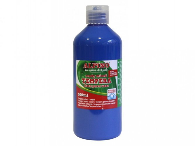 Fľaša temperové farby do školy 500 ml. ultramarínová modrá