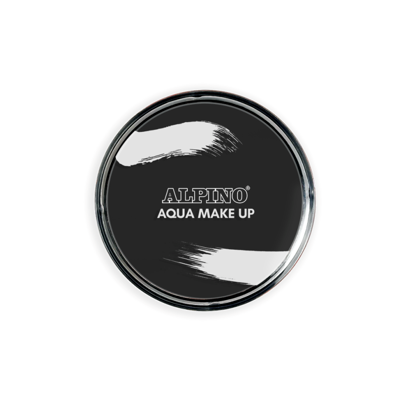 Alpino Make Up - AQUA Compact - čierna 14g.