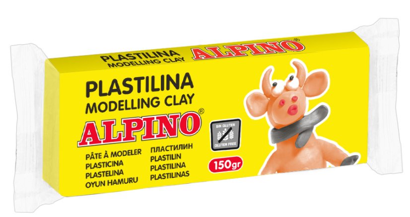 DP00006901 01 1 pastilla plastilina 150 grs. amarillo claro