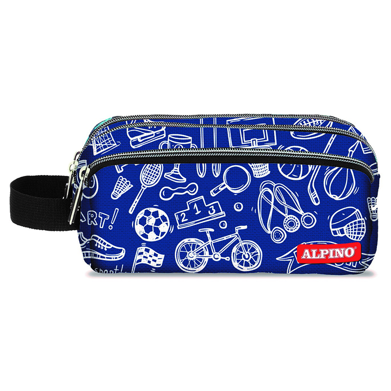 Alpino Peračník na 3 zipsy so športovým motívom
