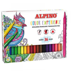 36 ks triangular felt pens