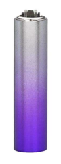 CLIPPER® zapaľovač 1 ks – Purple Gradient matný | plniteľné FCP22RH Metal Cover