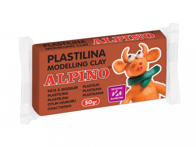 Modelovacia hmota 1ks / 50gr. hnedá