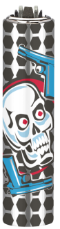 1ks CLIPPER® Metal Cover Skull Guns 2