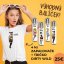 Výhodný balíček UNISEX Tričko kolekce Dirty Wild a 4ks zapaľovačov CLIPPER® - Velikost: XL