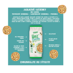 FRANK&OLI COOKIE-pohankové sušenky s jablkem, dýňovými a slunečnicovými semínky 120g