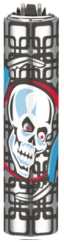 1ks CLIPPER® Metal Cover Skull Guns 4