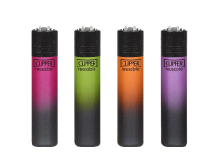 CLIPPER® zapalovače 4 ks – Metallic Gradient 10 | plnitelné CP11 velké