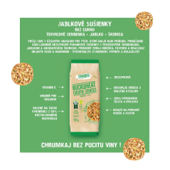 FRANK&OLI COOKIE-pohankové sušenky s dýňovými semínky, jablkem a skořicí 120g