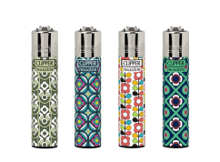 CLIPPER® zapaľovače 4 ks – Retrospring | plniteľné CP11 veľké