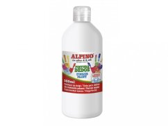 Fľaša prstových farieb 500 ml. biela