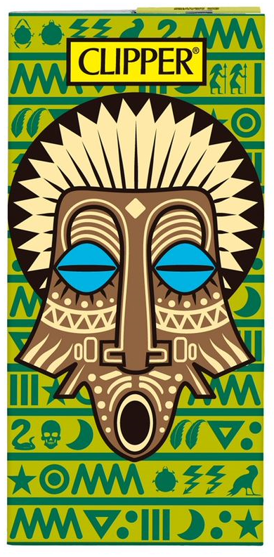 CLIPPER AFRICAN MASK 1 PAPIERIKY KING SIZE PREMIUM SET S FILTRAMI