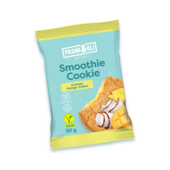 FRANK&OLI Jemná COOKIE Smoothie 50g - ovesná sušenka s kokosem, ananasem a mangem
