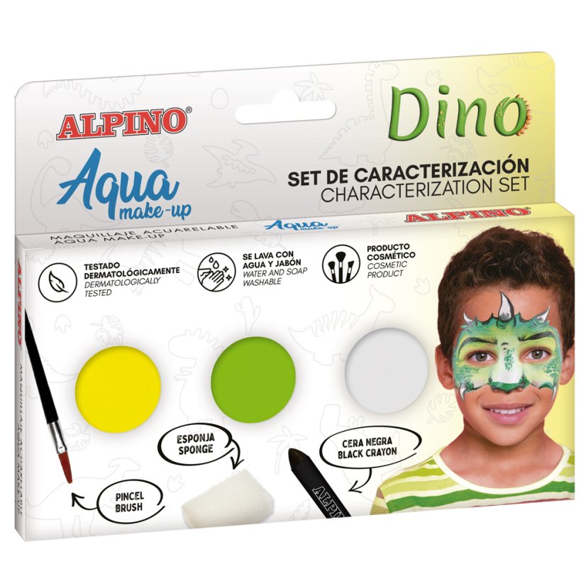 Alpino Aqua Make Up Charakterizačná sada - Dinosaur