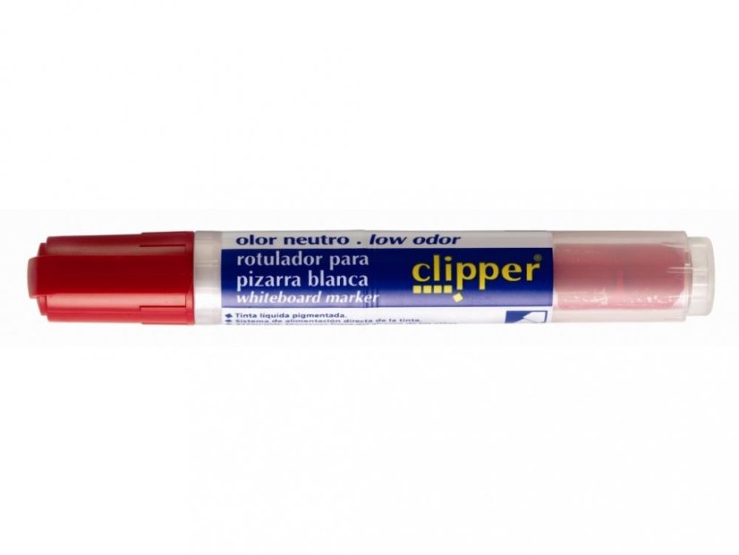 Clipper Popisovač na tabuli bez zápachu 1ks červená