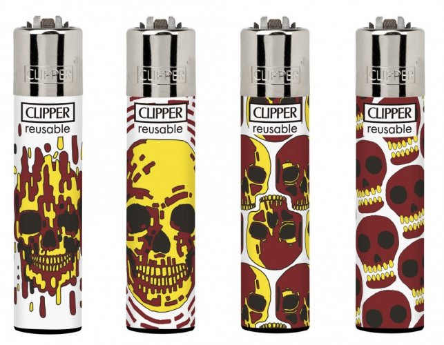 4ks CLIPPER® Skulls Fire