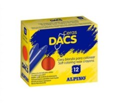 Balenie 12 voskoviek DACs biela