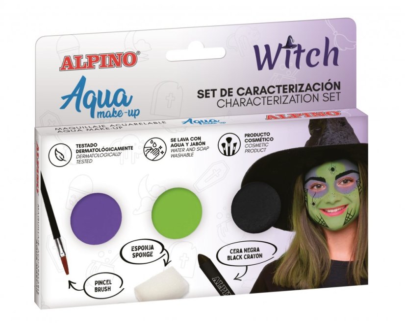 Alpino Aqua Make Up Charakterizačná sada - Bosorka