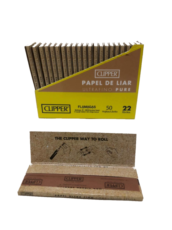 CLIPPER® papírky PURE ULTRAFINE 1.1/4