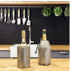 Vacu Vin Champagne Cooler Active Cooler - na víno alebo šampanské - Platinum