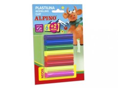 Alpino modelovací hmota 6 + 2 tyčinky/12 gr.
