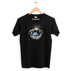UNISEX Tričko Forest Life - Adventure Time CLIPPER® black