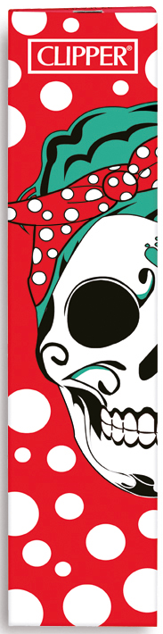 CLIPPER PIN UP SKULLS 2 PAPIERIKY KING SIZE SIMPLE SET S FILTRAMI