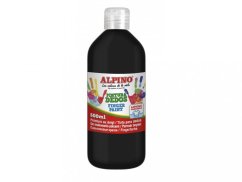 Fľaša prstových farieb 500 ml. čierna
