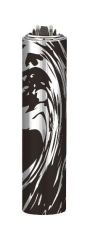 CLIPPER® zapaľovač 1 ks – Psychodellic Pattern 5 | plniteľné FCP22RH Metal Cover