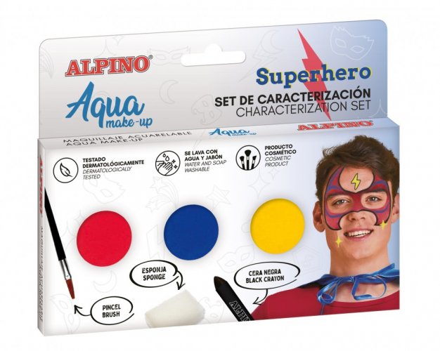 Alpino Aqua Make Up Charakterizačná sada - Superhrdina