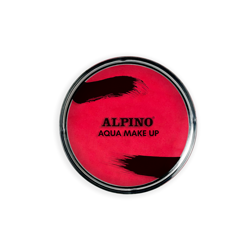 Alpino Make Up - AQUA Compact - červená 14g.