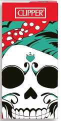 CLIPPER PIN UP SKULLS 2 PAPIERIKY KING SIZE PREMIUM SET S FILTRAMI