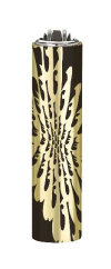 CLIPPER® zapaľovač 1 ks – Psychodellic Pattern 1 | plniteľné FCP22RH Metal Cover