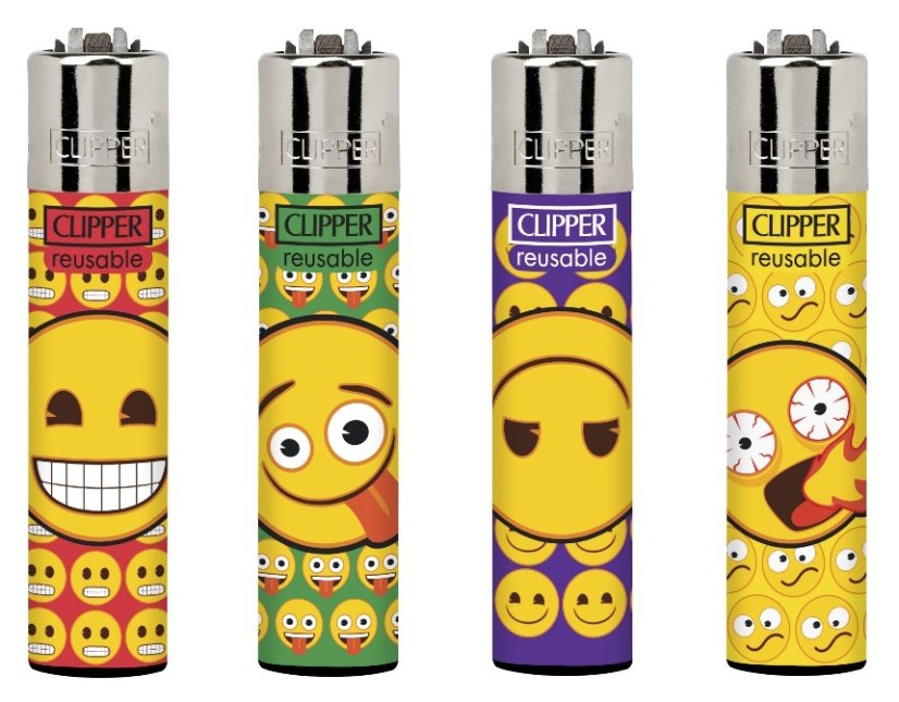 4ks CLIPPER® Crazy Emoji