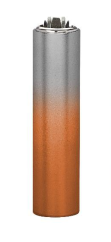 CLIPPER® zapaľovač 1 ks – Orange Gradient matný | plniteľné FCP22RH Metal Cover