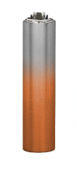 CLIPPER® zapaľovač 1 ks – Orange Gradient matný | plniteľné FCP22RH Metal Cover