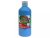 Láhev temperové barvy do školy 500 ml. modrá azurová