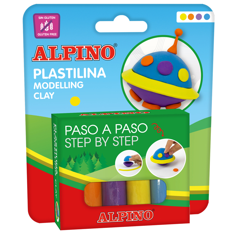 Alpino Balenie modelovacej hmoty UFO 4X25G.