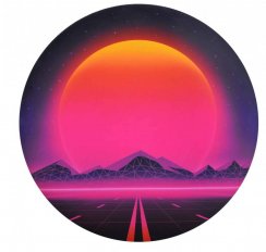 80's sunset
