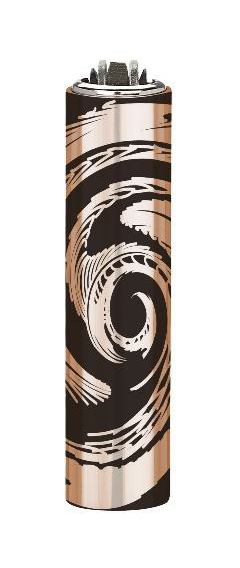 CLIPPER® zapaľovač 1 ks – Psychodellic Pattern 6 | plniteľné FCP22RH Metal Cover