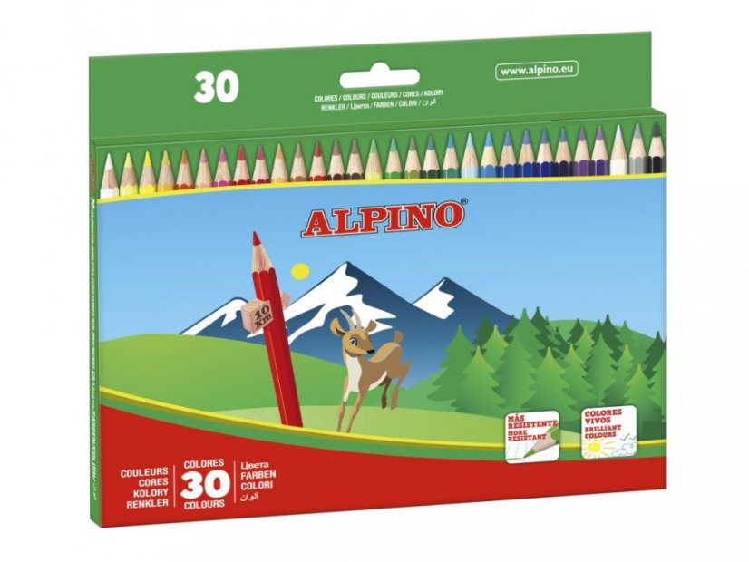 Balenie 30 farebných ceruziek