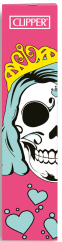 pin up skulls simple 3