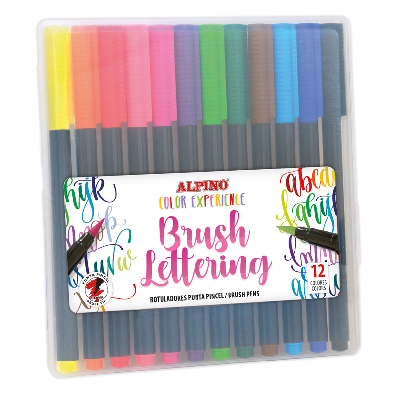 Alpino Color Experience 12 štetcových fixiek